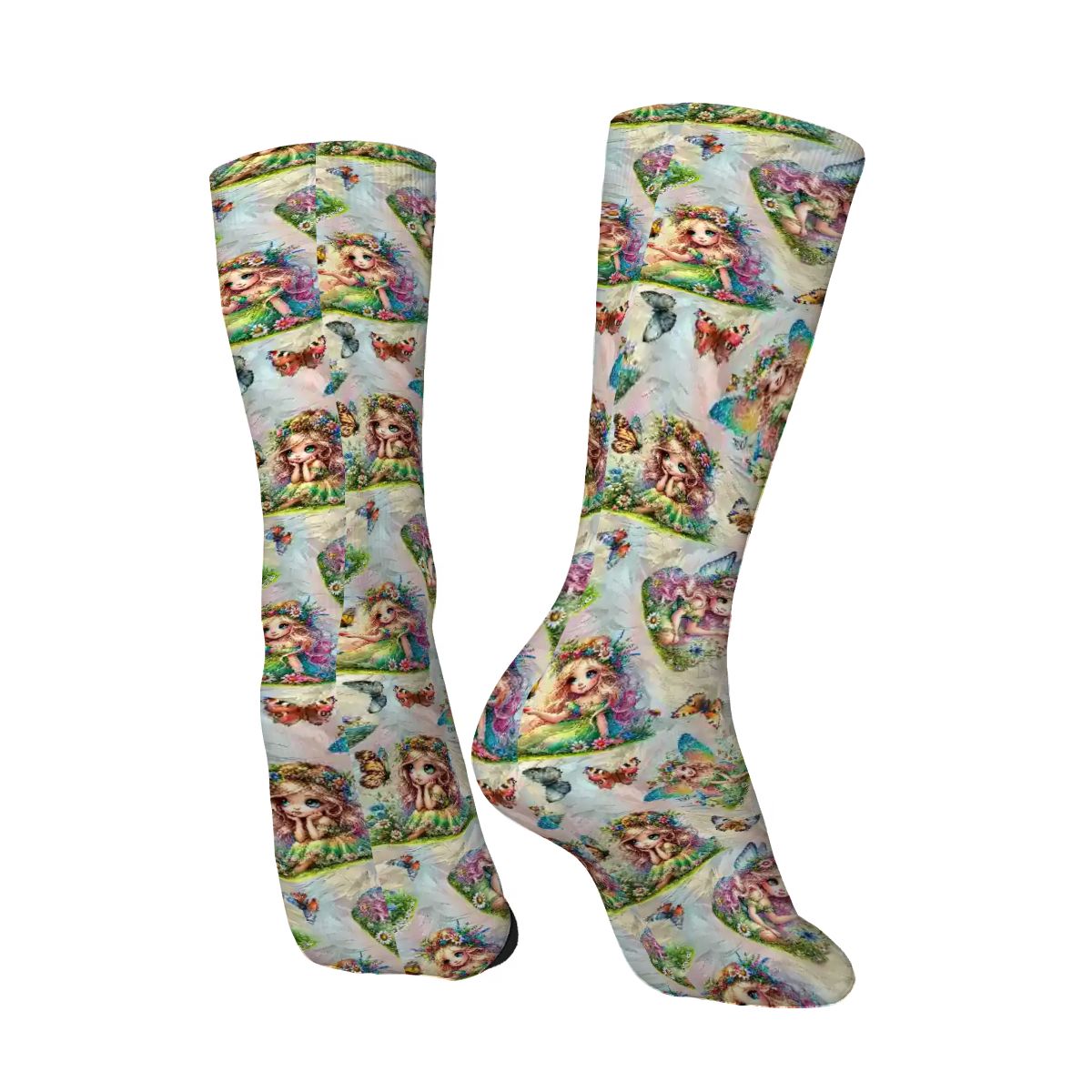 Polyester Crew Socks