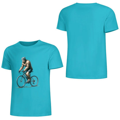 Bigfoot - Sasquatch Bicycle Short Sleeve Cotton T-Shirt