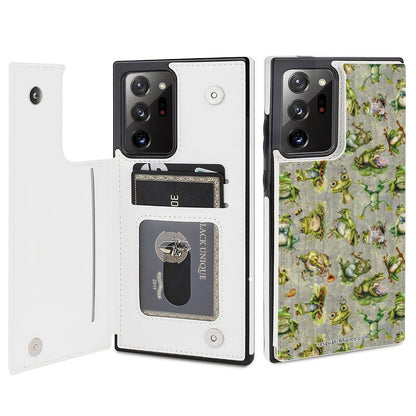 Flip Phone Case / wallet for Samsung Note20 Series- Animals Collection, dog, cat, pig, horse, cow