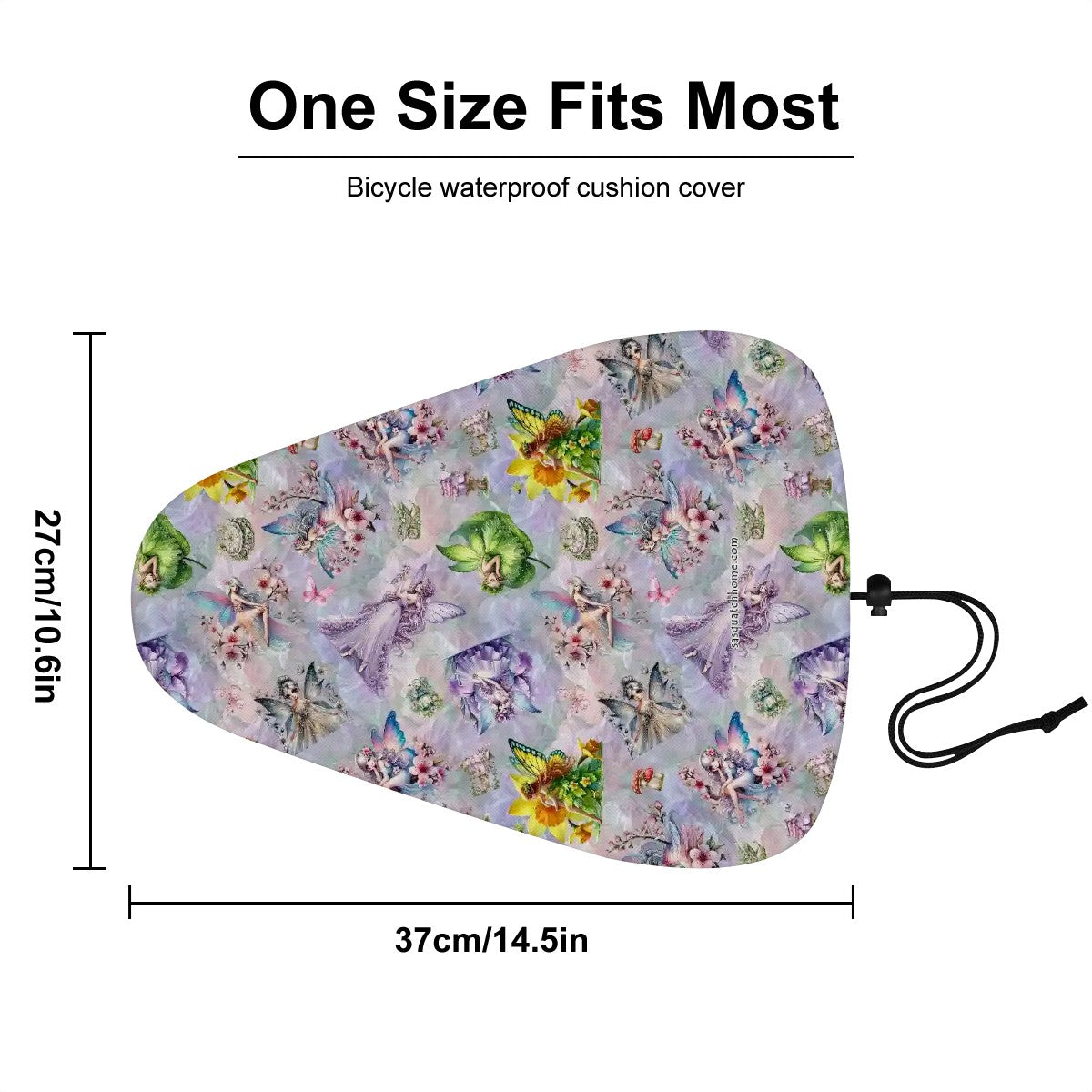 6 Fairy Designs, Waterproof Bike Seat Cover