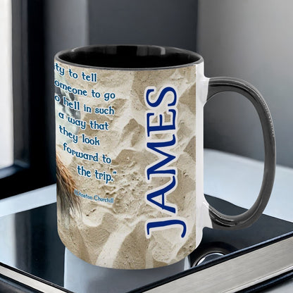 Sarcastic Sasquatch "Tact is the..", Large 15 Ounce Colorful Mugs – Made In USA