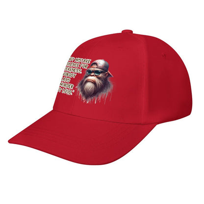 Bigfoot / Sasquatch “Do not mistake..", Baseball Cap – 8 Colors