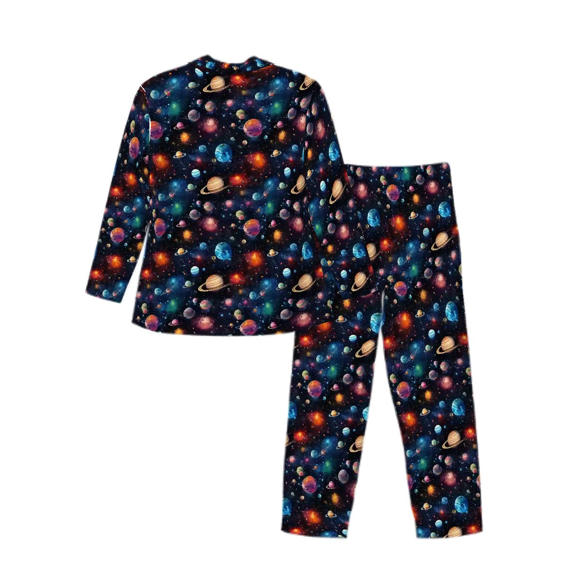12 BEAUTIFUL Outer Space Designs, Long Sleeved Pajamas for Men Set Customized Services