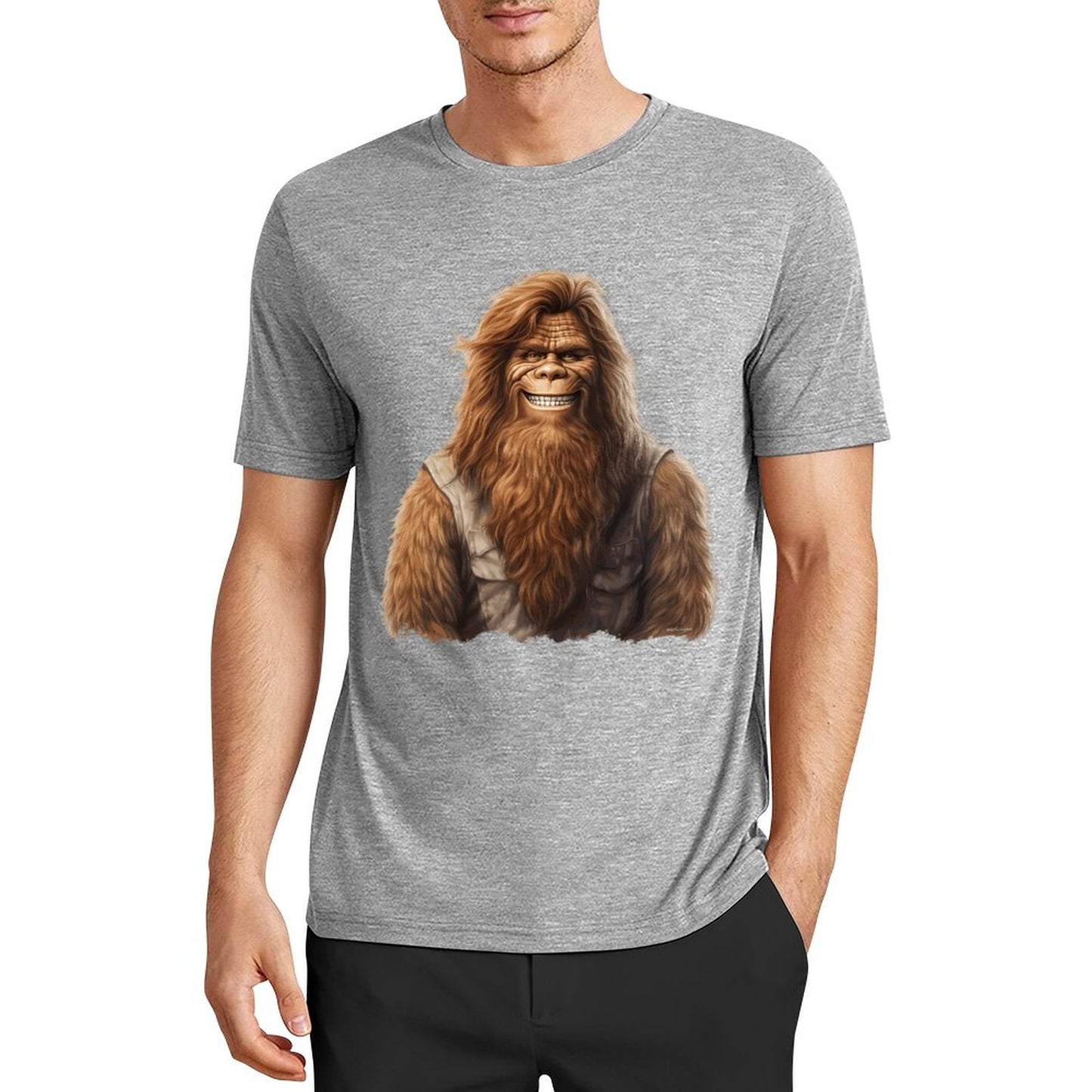 Bigfoot - Sasquatch Hillbillie Short Sleeve Cotton T-Shirt