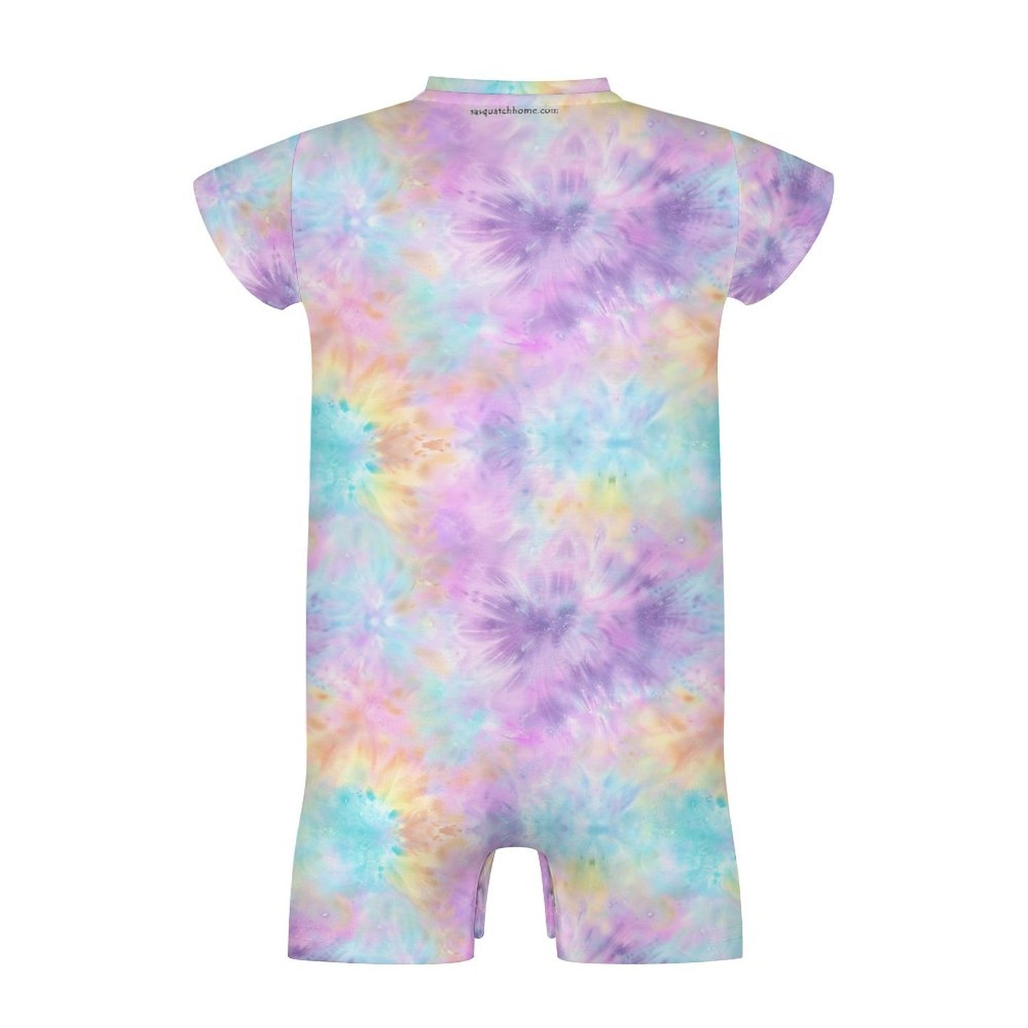 Hippie Bigfoot / Sasquatch, Faux Cotton Short Sleeve Baby Bodysuit Romper