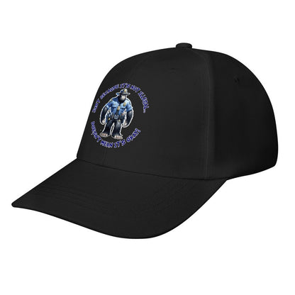 Bigfoot / Sasquatch “Just because..", Baseball Cap – 8 Colors