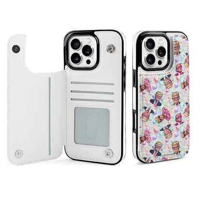 20 Donald Trump Designs, iPhone 16 Faux Leather Wallet Case