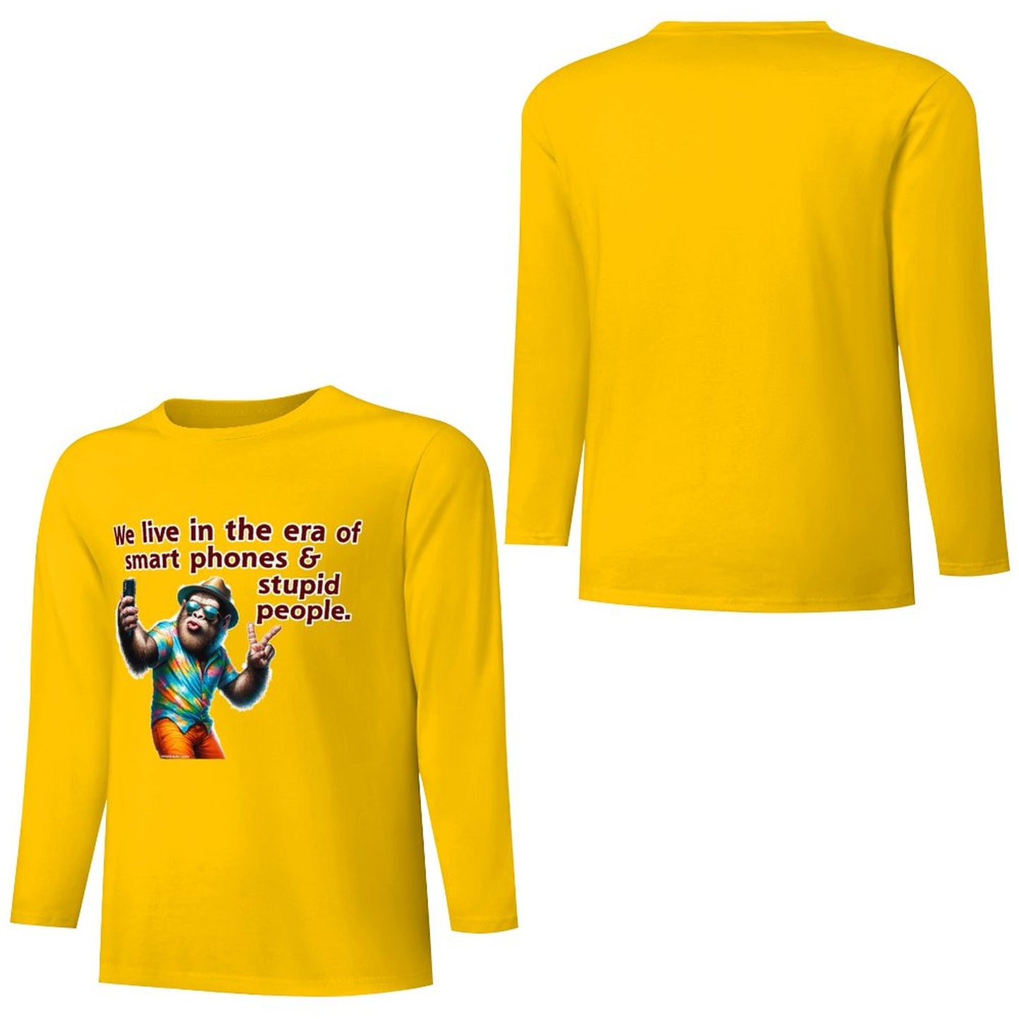 Bigfoot / Sasquatch "We Live in an Era...", Cotton Unisex Long Sleeve T-shirt