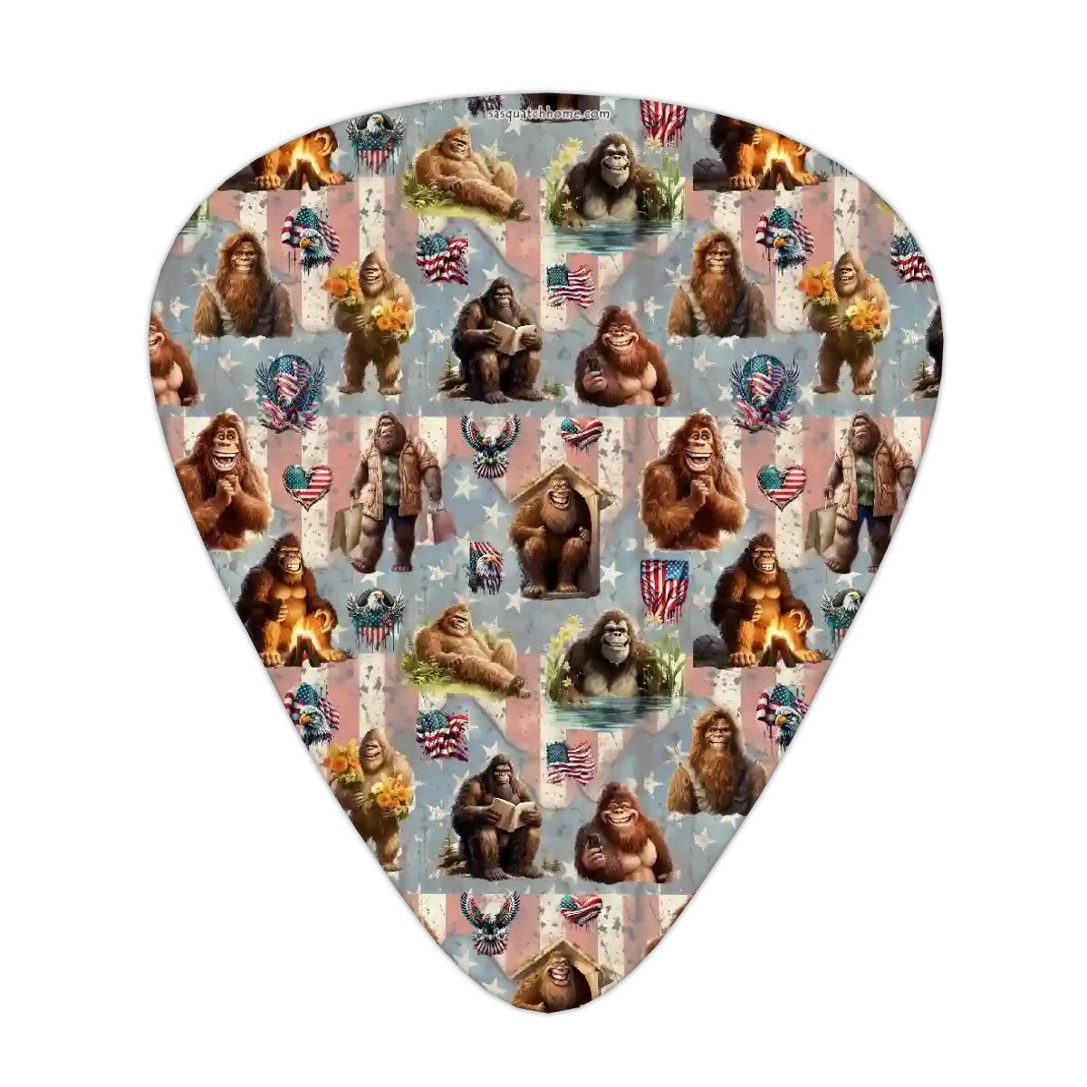 Guitar Picks, 12Pcs, Bigfoot Sasquatch (19) Designs, 3 thicknesses
