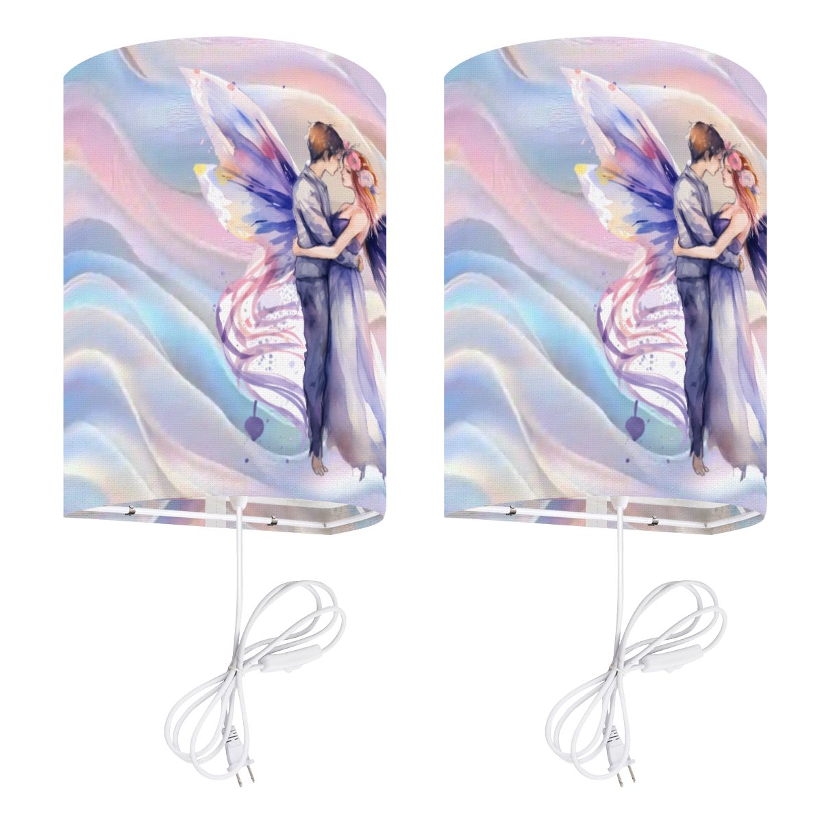 Fairy Love, Wall Sconces, Set of 2, Plug In
