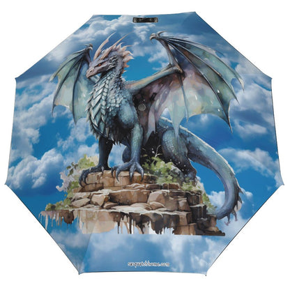 Manual Triple Folding Umbrella with Pattern Outside ZYS02-8K