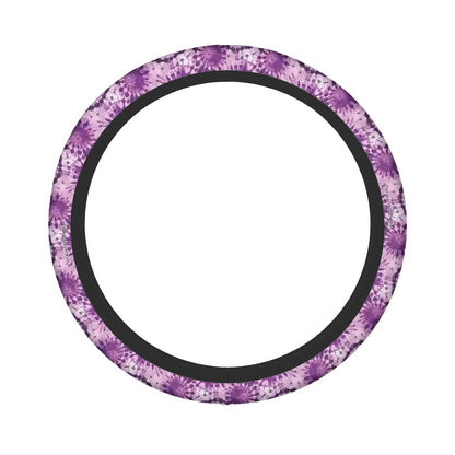 19 Tie Dye Designs, Rugged Auto Steering Wheel Cover - 15"