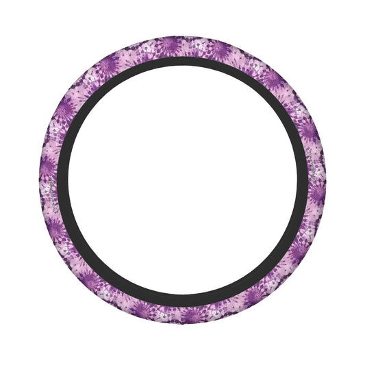 19 Tie Dye Designs, Rugged Auto Steering Wheel Cover - 15"