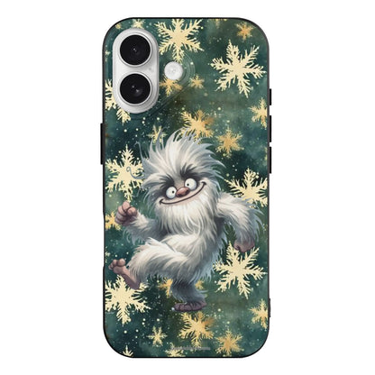 Silly Yeti Dancing, iPhone 17 TPU Black Phone Case