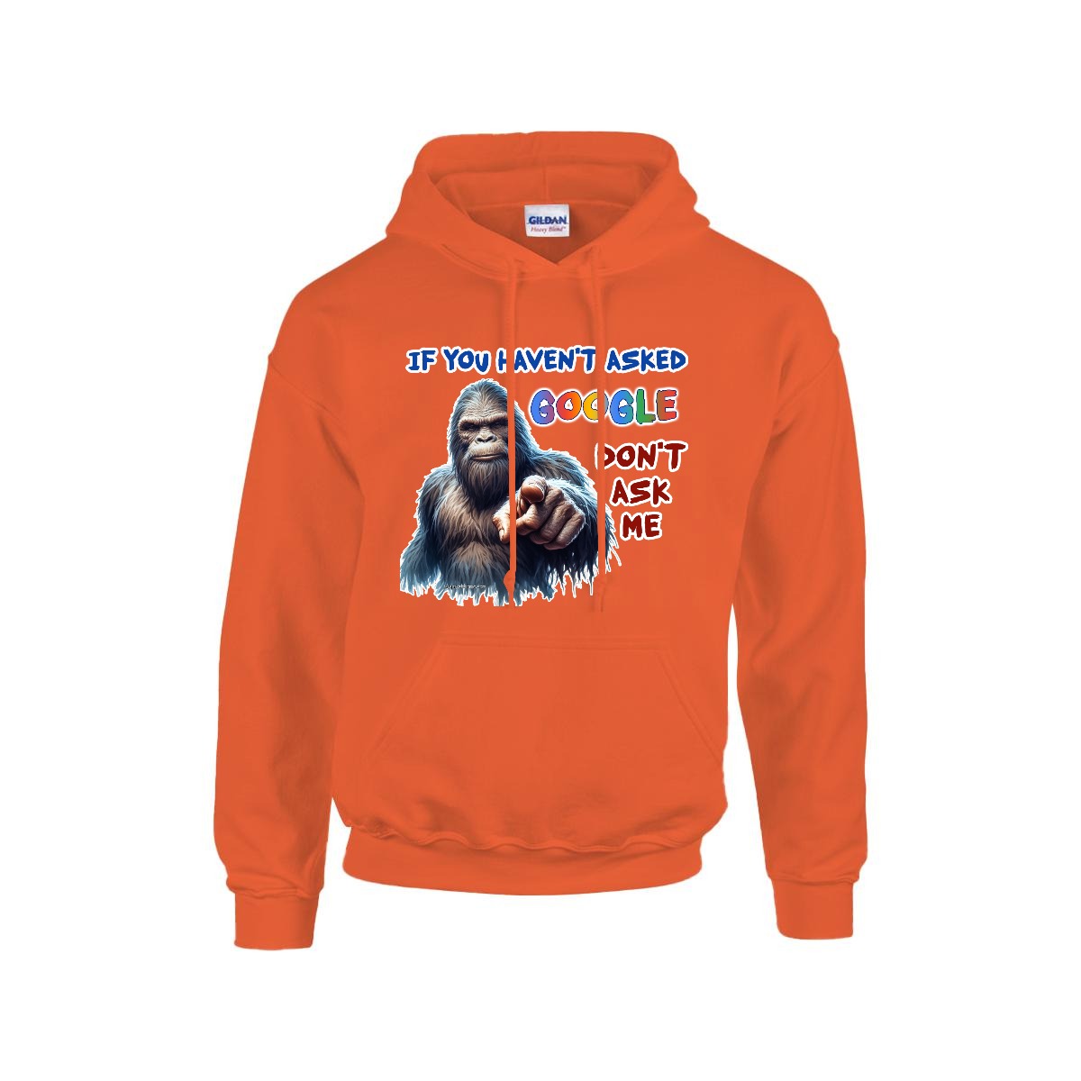 Sasquatch, Bigfoot Design, Gildan 18500 Poly-Cotton Hoodie