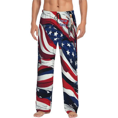 Donald Trump "You're Fired", Men’s Polyester, Drawstring, Pajama Pants