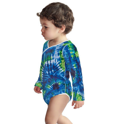 Long Sleeved Baby Onesies 19 DESIGNS- Tie-Dye