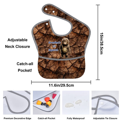 "Grandma's Little Squatch", Baby Bibs Customized Services