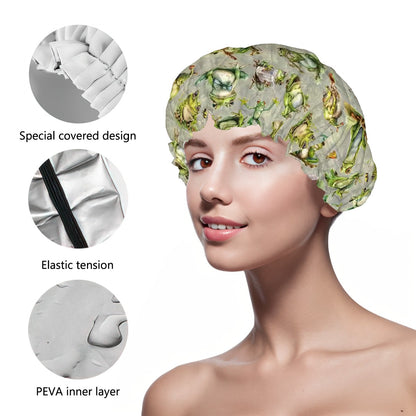 10 Animal Designs, Reusable Shower Cap