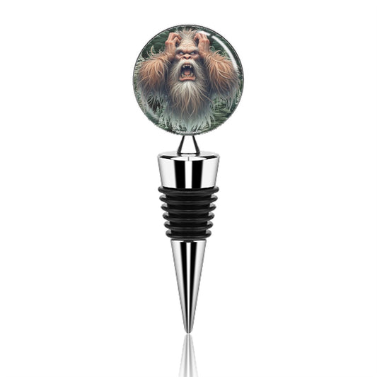 Frustrated Bigfoot Sasquatch, Wine Bottle Stopper