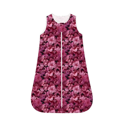 10 Flower Designs, Sleeveless Baby Sleep Sack