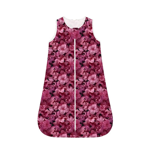 10 Flower Designs, Sleeveless Baby Sleep Sack