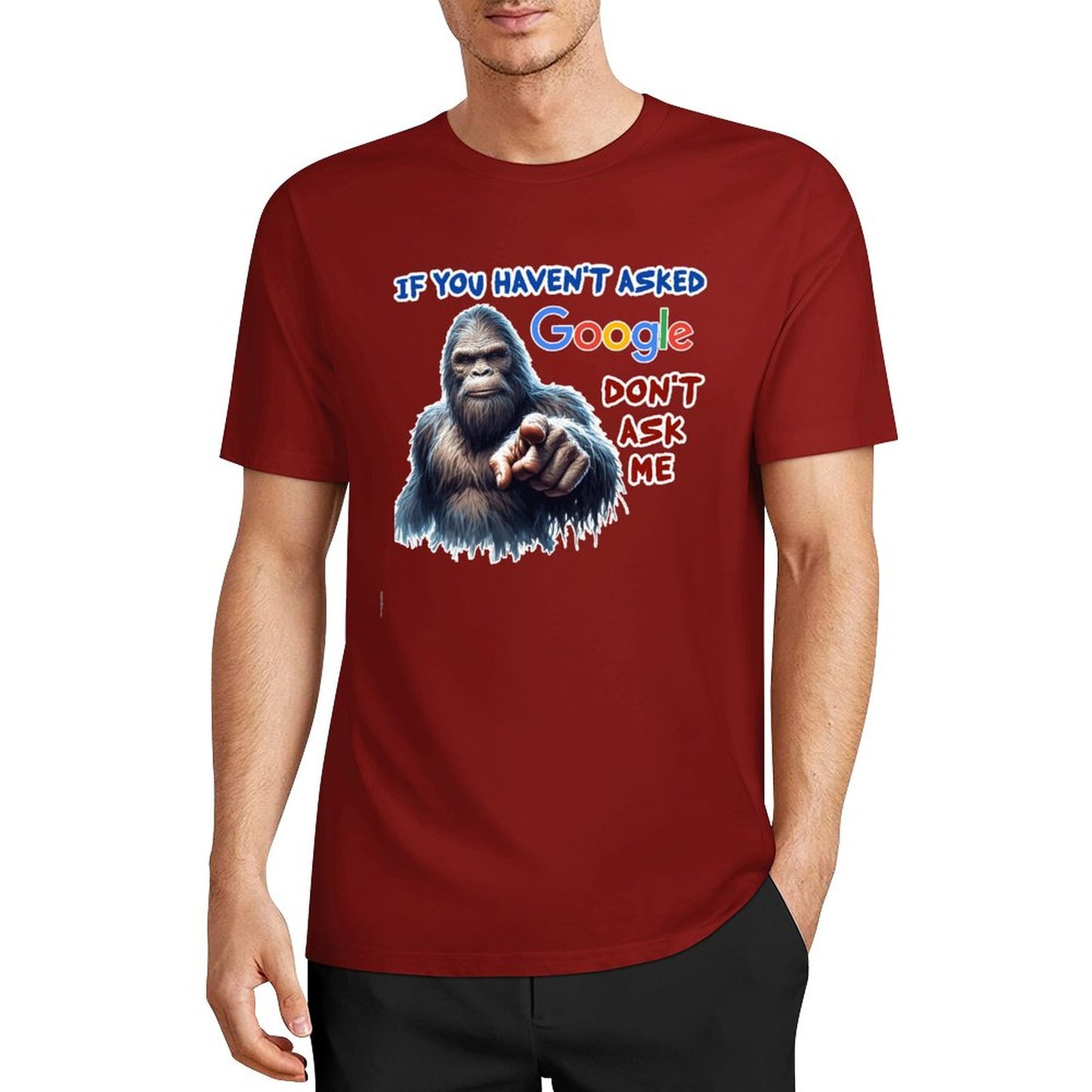 DTF 160gsm Cotton Men's Short Sleeve T-shirt (Front Printing)
