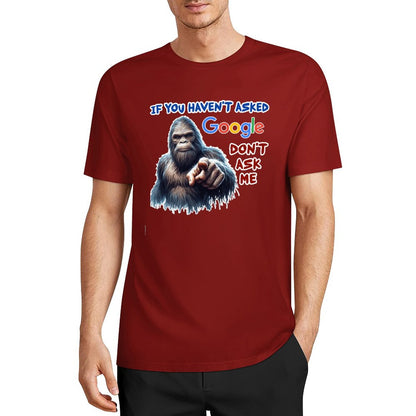 DTF 160gsm Cotton Men's Short Sleeve T-shirt (Front Printing)
