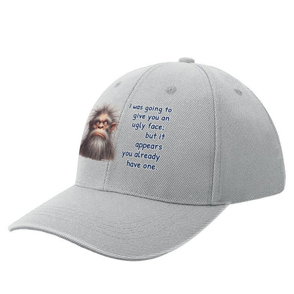 “Sarcastic Sasquatch” Series Polyester Baseball Caps – “I was going to give you…”