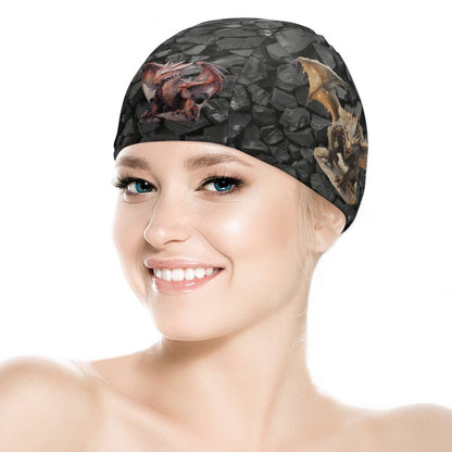 Dragon, Adult Swimming Cap