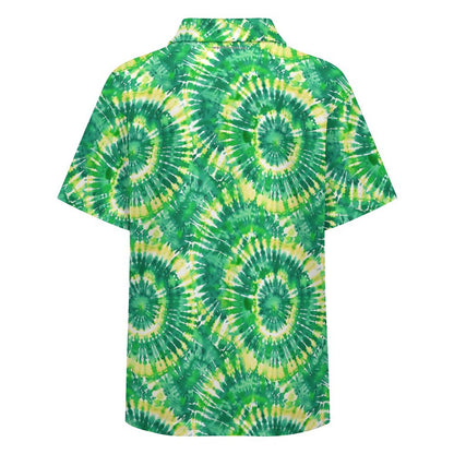 10 Tie Dye Designs, Kids Button Down Polo Shirt