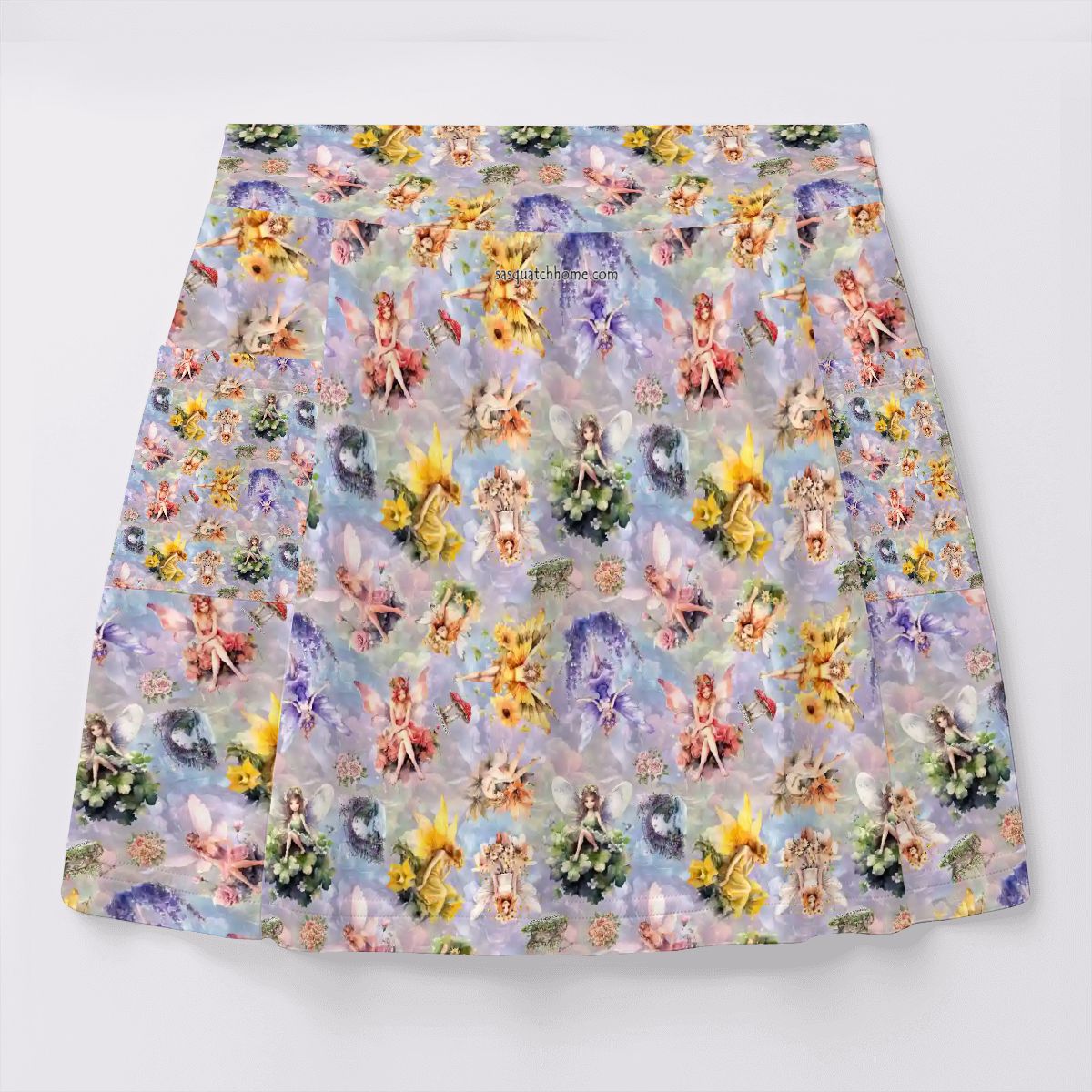 6 Fairy Designs, Women’s Milk Silk Sports Skorts with Pockets