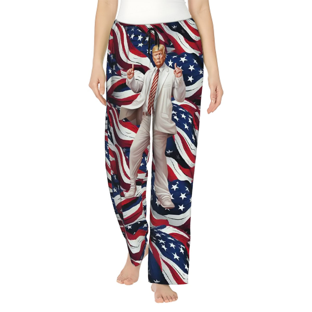 Donald Trump Walking, Dancing, Women's Pajama Pants