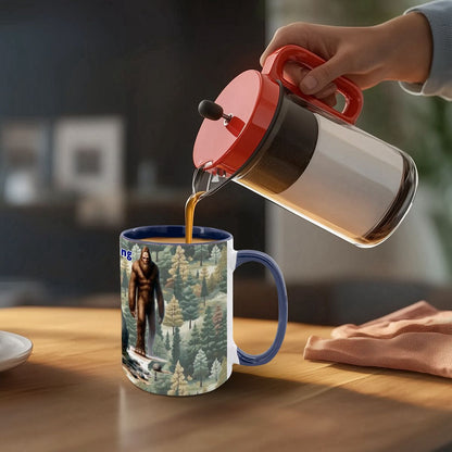 Sarcastic Sasquatch "Boo f_cking hoo", Large 15 Ounce Colorful Mugs – Made In USA