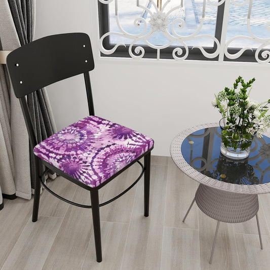 Tie-Dye Themed Square Chair Seat Covers 19 designs.