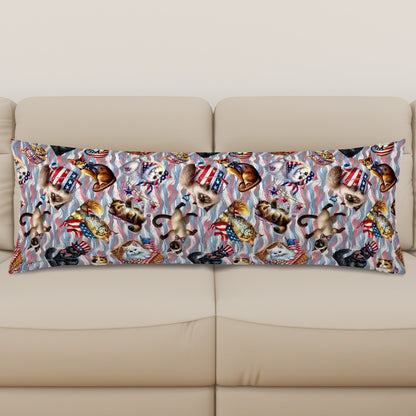 8 Patriot Designs, Long Body Pillow Case