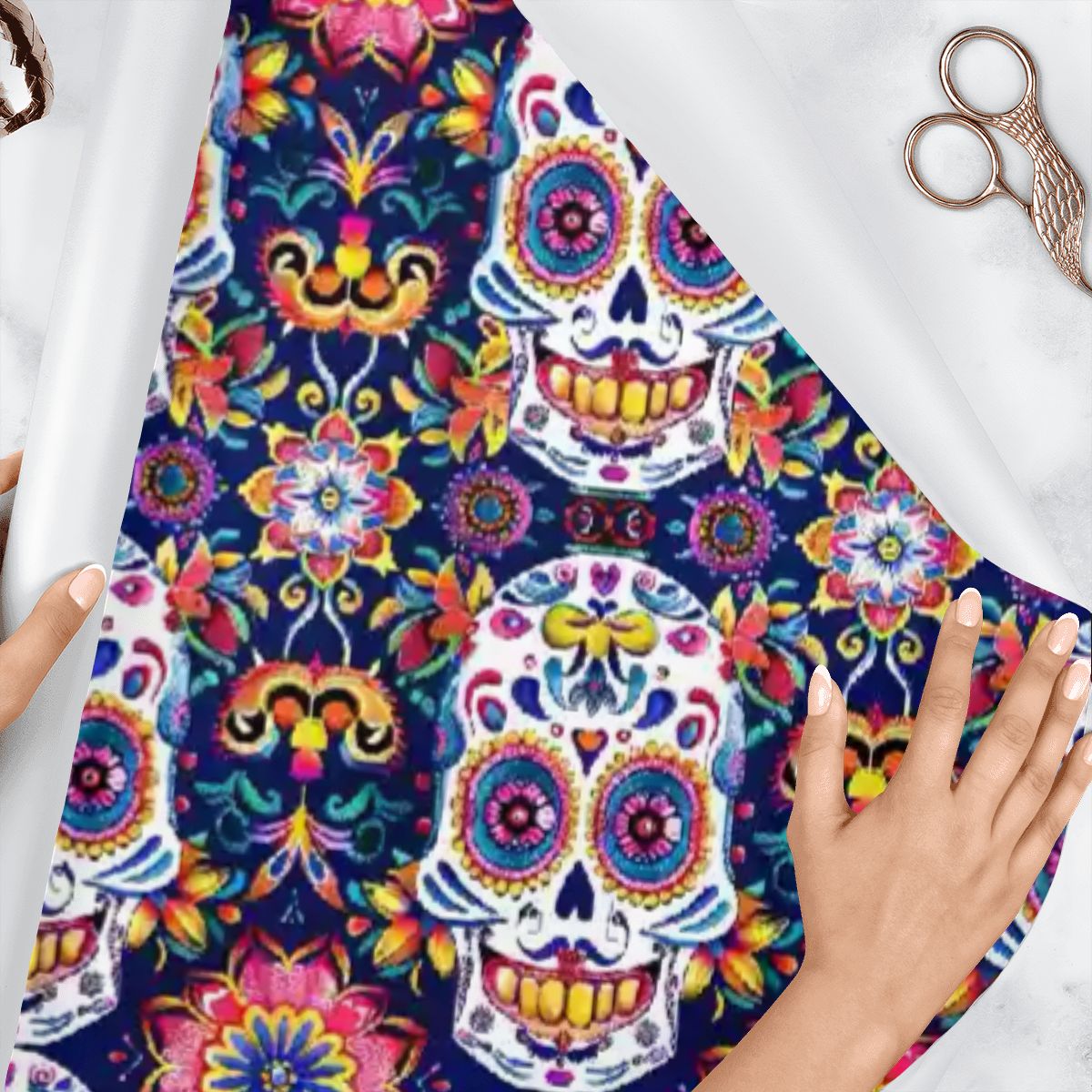 Day of the Dead Skulls, 3 Pack Gift Wrapping Paper Sheets