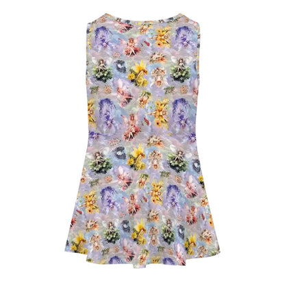 6 Fairy Designs, Girl’s Sleeveless Dress