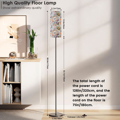6 Beautiful Fairy Designs, Floor Lamp Modern Standing Lamp (Made in USA)