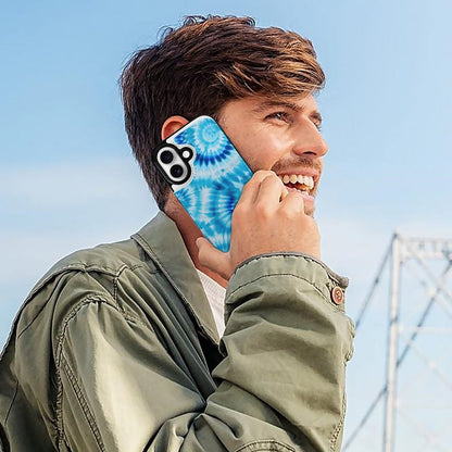 19 Tie Dye Designs, iPhone 16 Faux Leather Wallet Case