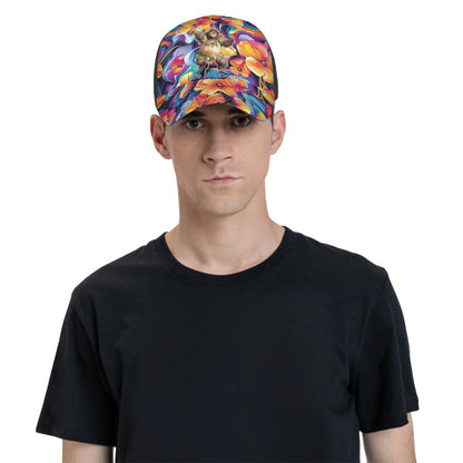 Bigfoot, Sasquatch, "Life is good", Dancing Baseball Cap, Polyester Twill