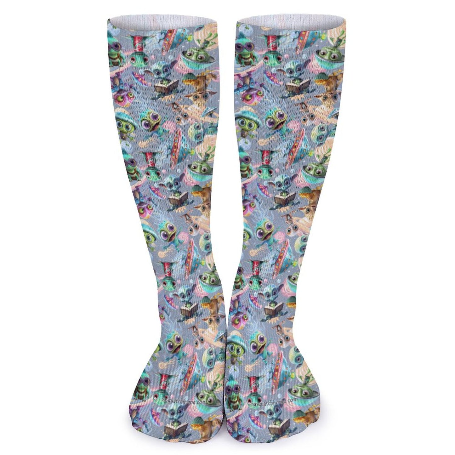 10 Animal Designs, 15.5 Inch Tube Socks