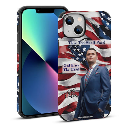 Charlie Kirk Memorial, Microfiber iPhone 13 Cases