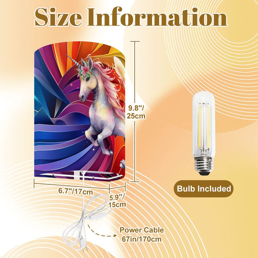 Unicorn Designs, Wall Sconces, Set of 2, Plug In