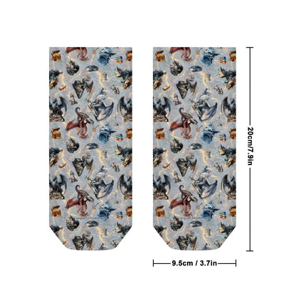 8” Poly Ankle Socks