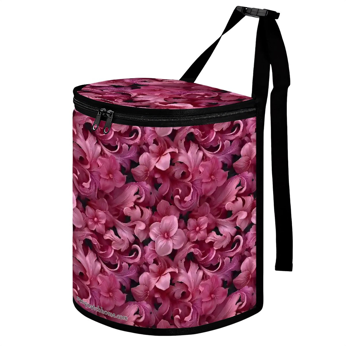 10 Flower Designs, Bucket-Shaped Car Trash Bag