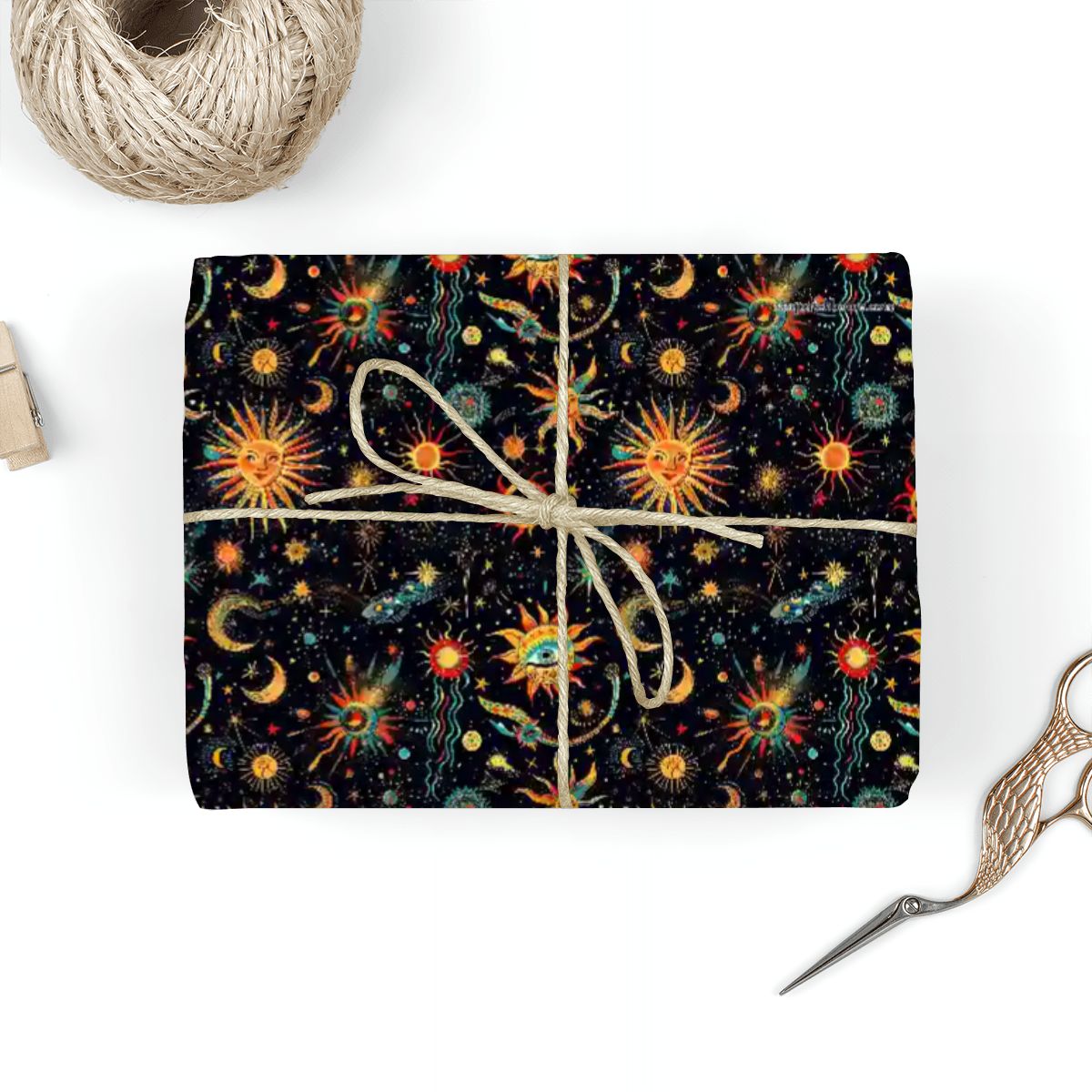 Astrology, 3 Pack Gift Wrapping Paper Sheets