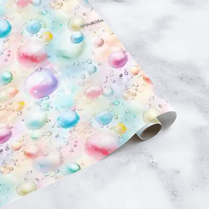 Bubbles, 3 Pack Gift Wrapping Paper Sheets