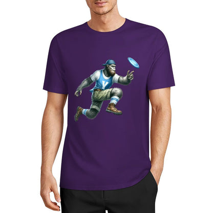 DTF 160gsm Cotton Men's Short Sleeve T-shirt (Front Printing)