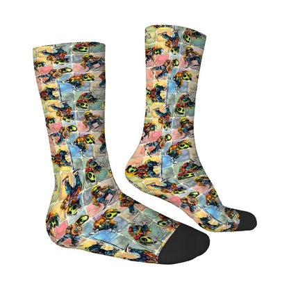 20 Bigfoot / Sasquatch Designs, Polyester Crew Socks